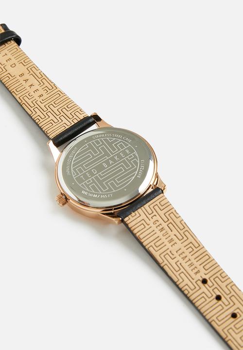 Ted Baker - Ammy Magnolia Ladies Wristwatch - Black & Gold