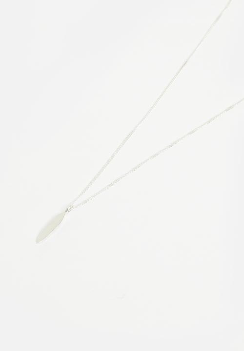 Lorne - Spear pendant high chain - silver