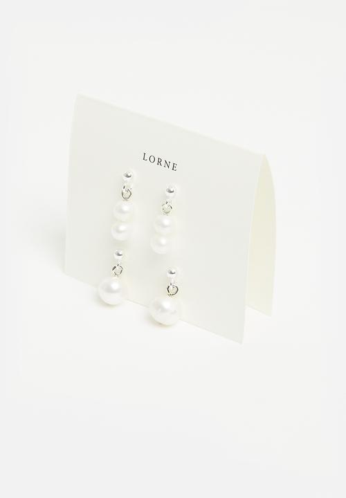 Lorne - Swing pearl set silver - silver