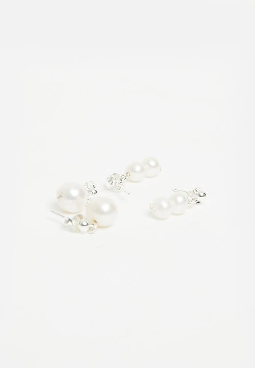 Lorne - Swing pearl set silver - silver