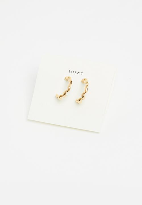 Lorne - Twist hoop - gold