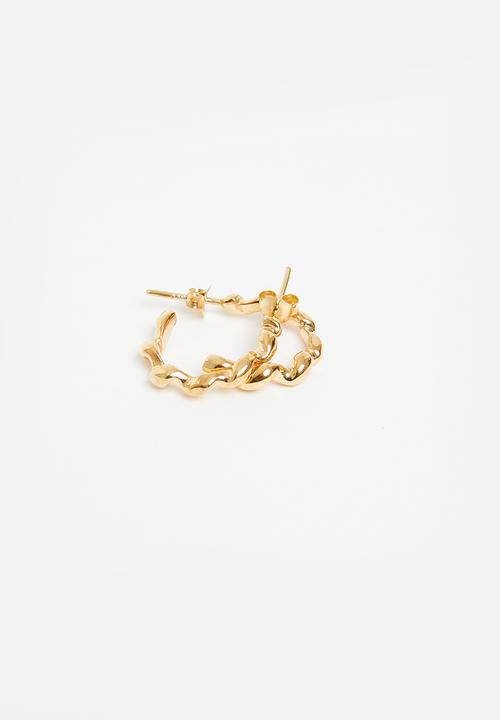 Lorne - Twist hoop - gold