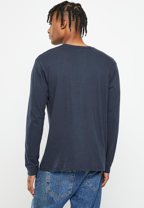 Quiksilver - Corp logo ls tee