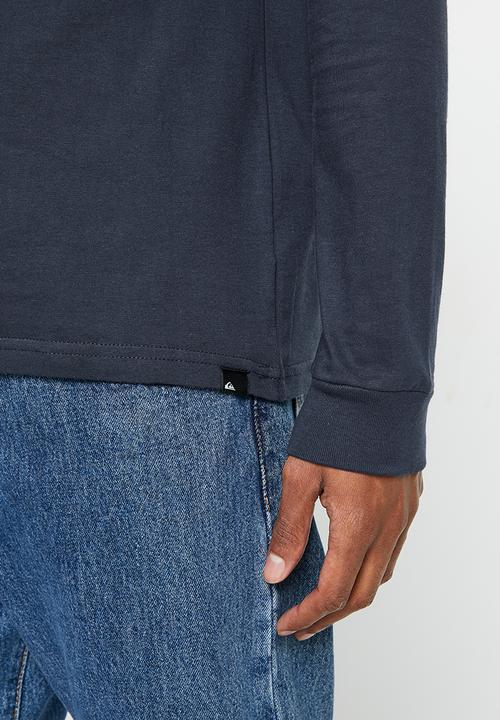 Quiksilver - Corp logo ls tee