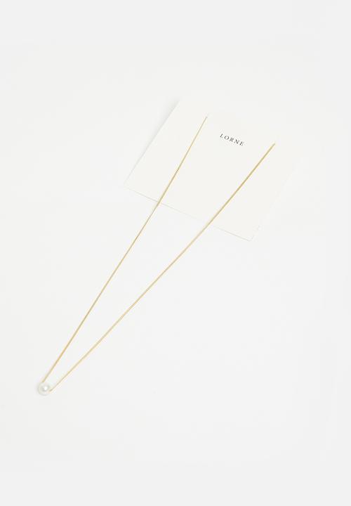 Lorne - Pearl chain 45cm - gold plated silver