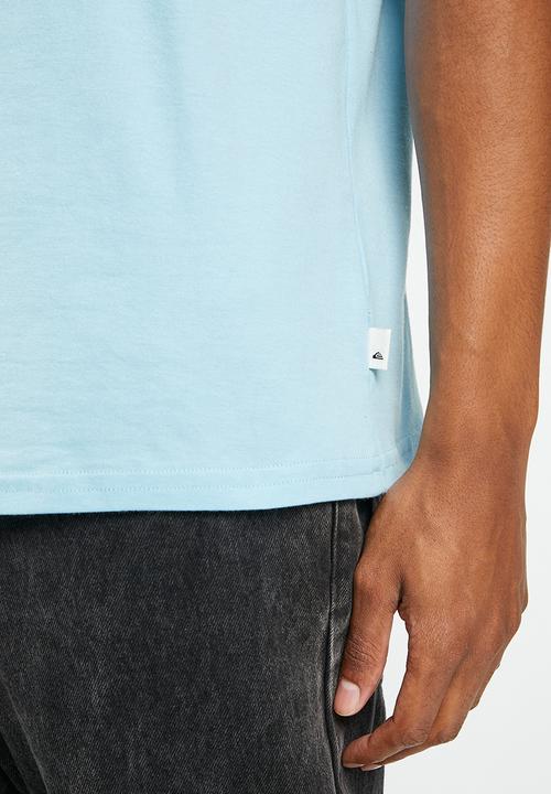 Quiksilver - Palm waves short sleeve -  sky blue