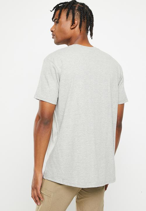 Quiksilver - Corp logo ss  athletic heather
