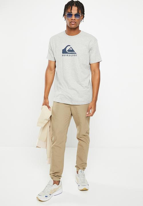 Quiksilver - Corp logo ss  athletic heather