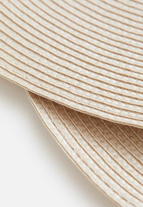 H&M - 2-pack round table mats - light beige