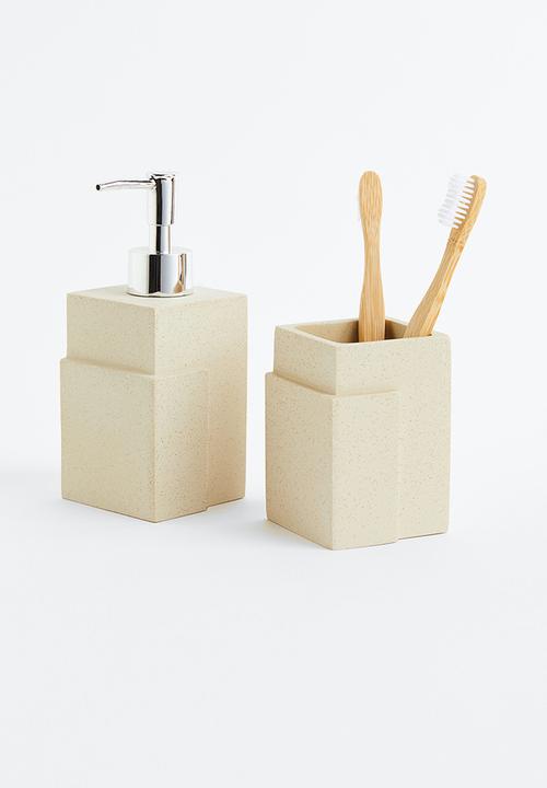 H&M - Soap dispenser - light beige
