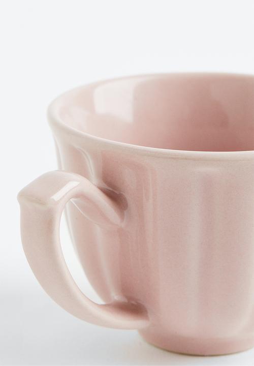 H&M - Small stoneware cup - light pink