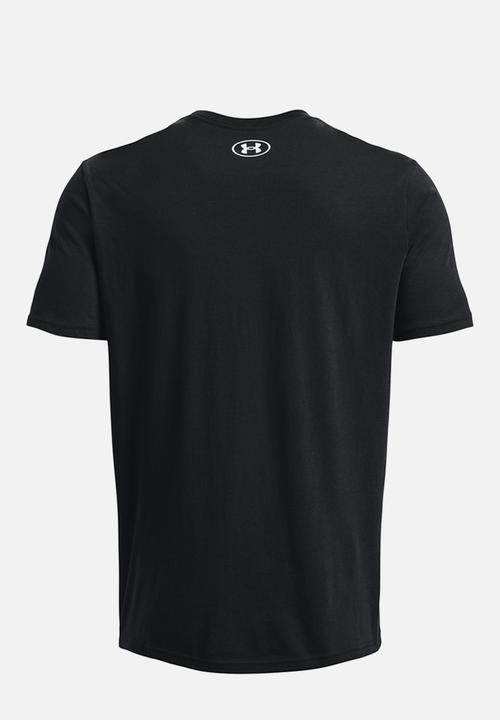 Under Armour - Ua camo chest stripe short sleeve - black