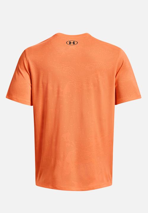 Under Armour - Ua tech vent jacquard short sleeve - orange blast