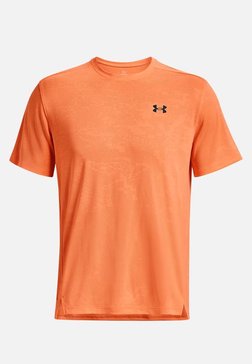 Under Armour - Ua tech vent jacquard short sleeve - orange blast
