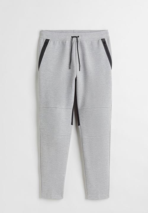 H&M - Drymove™ sports joggers - light grey marl