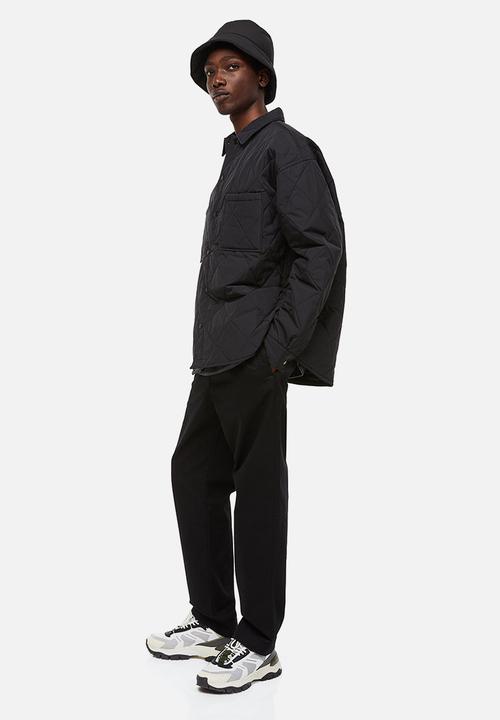 H&M - Relaxed fit quilted jacket - black