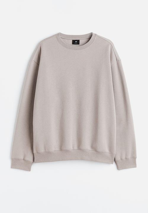 H&M - Relaxed fit sweatshirt - greige