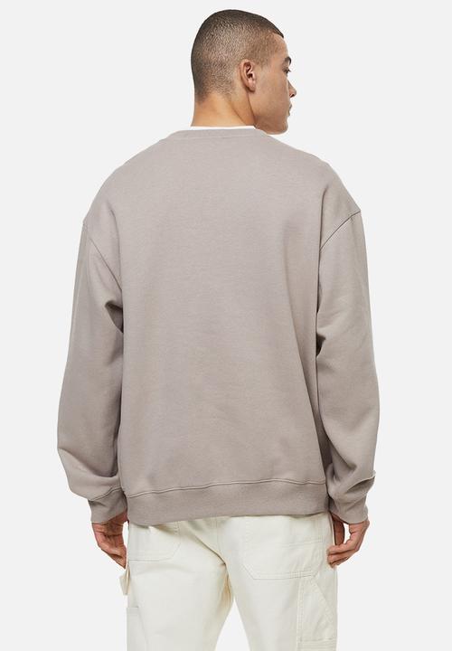 H&M - Relaxed fit sweatshirt - greige