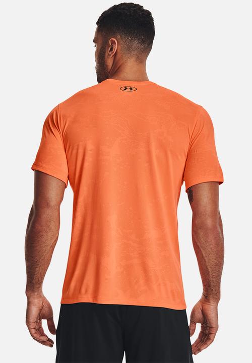 Under Armour - Ua tech vent jacquard short sleeve - orange blast