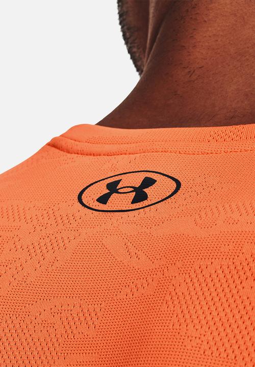 Under Armour - Ua tech vent jacquard short sleeve - orange blast