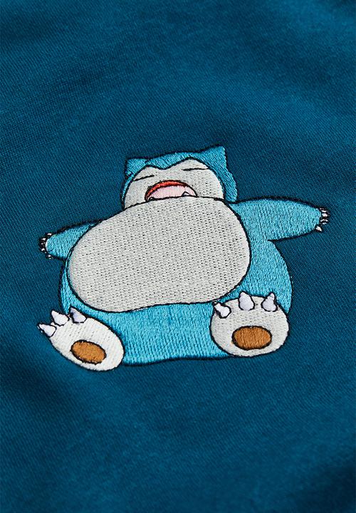 H&M - Relaxed fit sweatshirt - dark turquoise/pokémon 