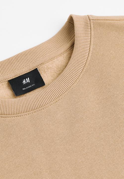 H&M - Relaxed fit sweatshirt - beige