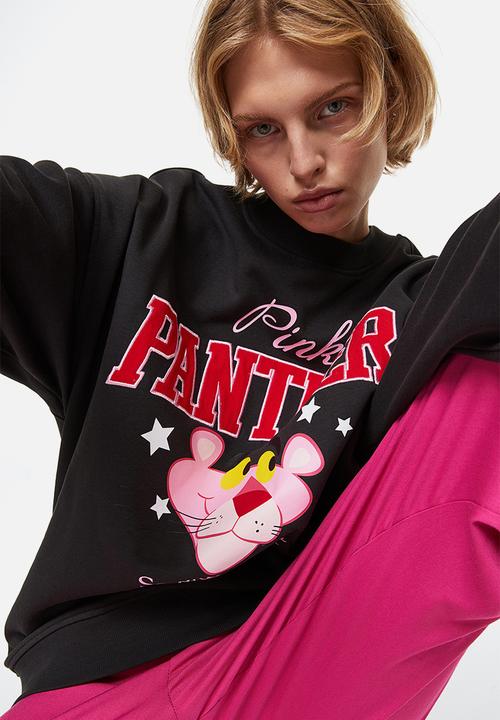 H&M - Oversized printed sweatshirt - black,multi