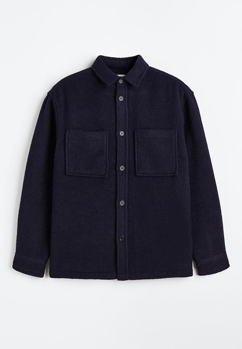 H&M - Relaxed fit overshirt - dark blue 