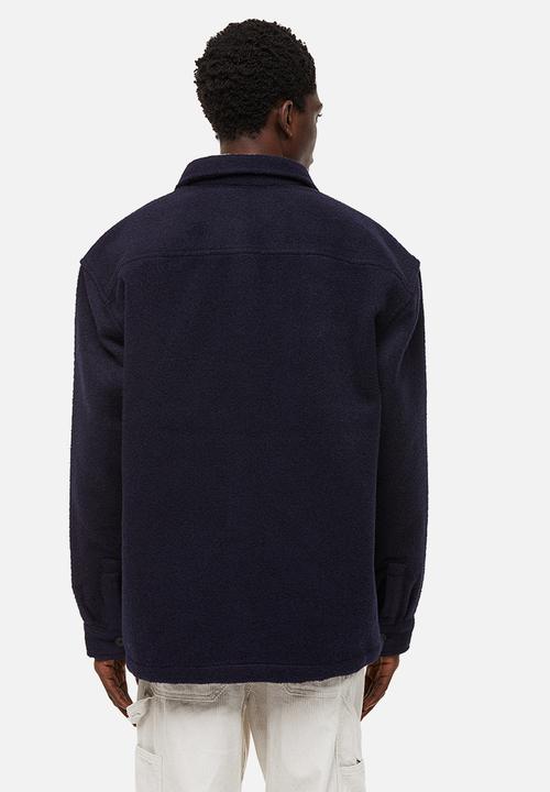 H&M - Relaxed fit overshirt - dark blue 