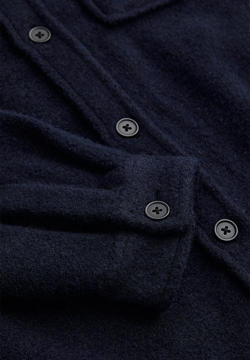 H&M - Relaxed fit overshirt - dark blue 