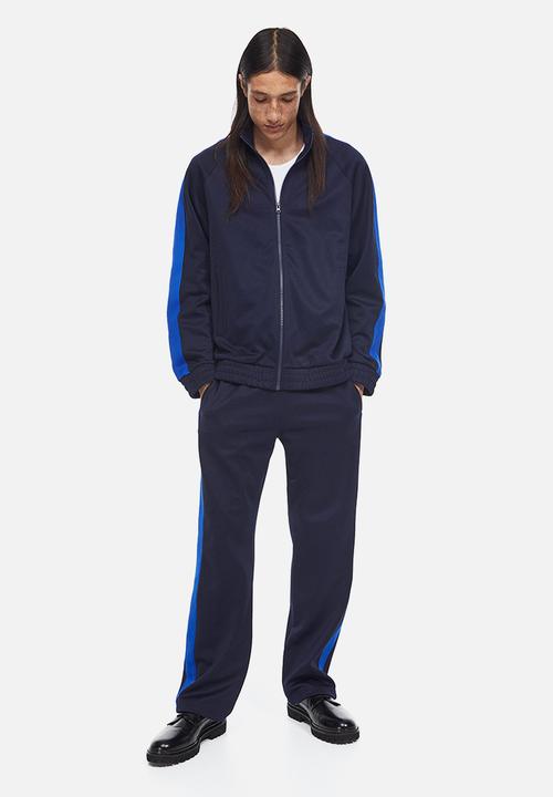 H&M - Relaxed fit track jacket - dark blue