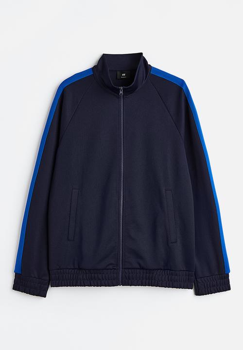 H&M - Relaxed fit track jacket - dark blue