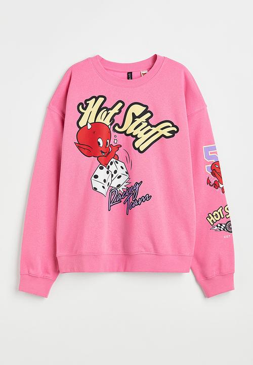 H&M - Printed sweatshirt - multi,pink