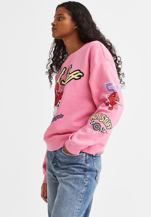 H&M - Printed sweatshirt - multi,pink