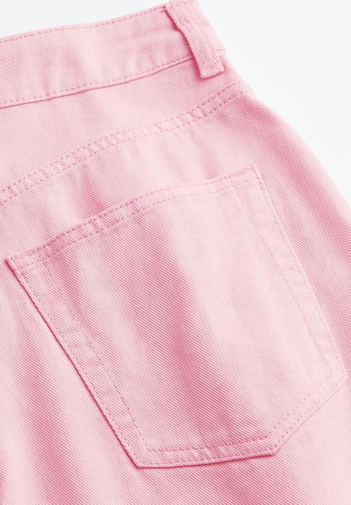 H&M - Twill shorts - light pink