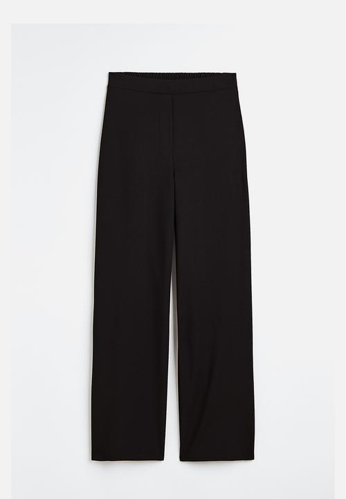 H&M - Wide trousers - black