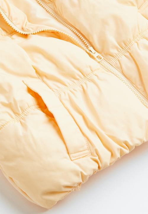 H&M - Puffer gilet - light yellow