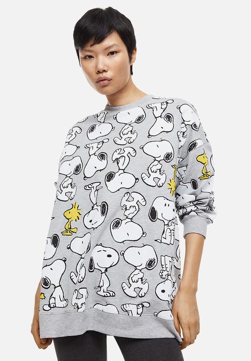 H&M - Printed pyjamas - grey marl/snoopy