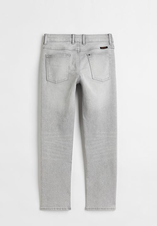 H&M - Super soft denim joggers - grey