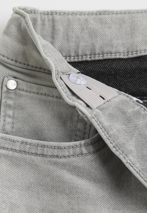 H&M - Super soft denim joggers - grey