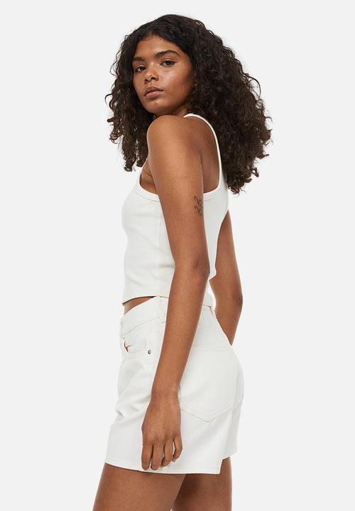 H&M - Twill shorts - cream