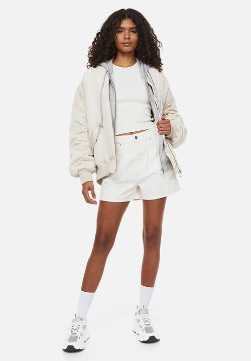 H&M - Twill shorts - cream