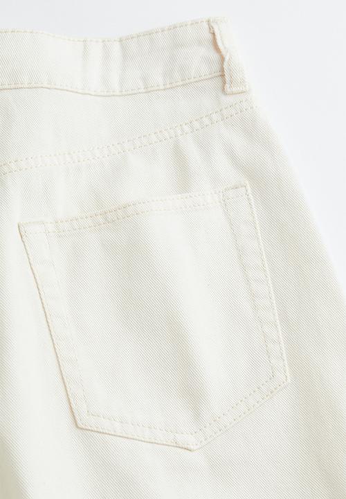H&M - Twill shorts - cream