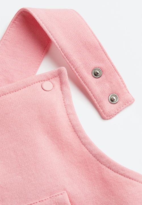 H&M - Cotton dungarees - light pink