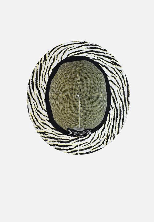 Kangol Headwear Originals - Carnival casual bucket hat - white zebra
