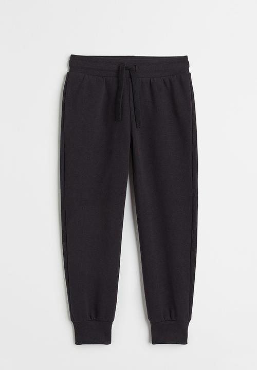 H&M - Brushed-inside joggers - black