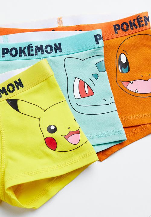 H&M - 5-pack boxer shorts - turquoise/pokémon