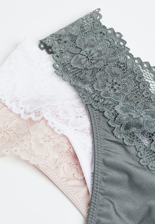 H&M - 3-Pack thong briefs - multi