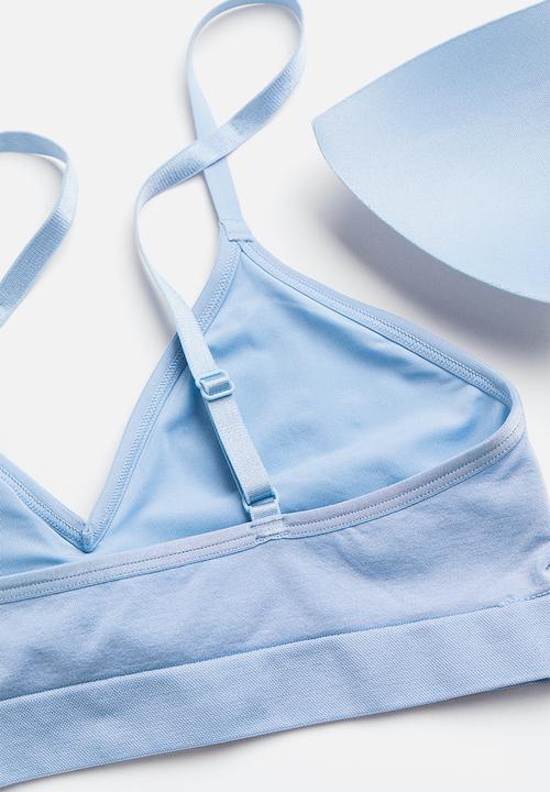 H&M - Padded bra - light blue
