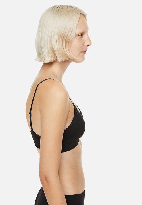 H&M - Padded bra - black